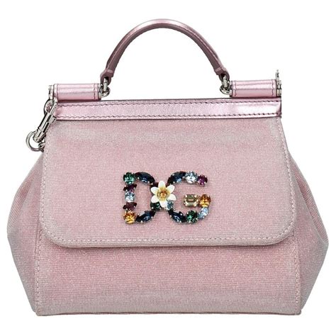 dolce and gabbana pink sicily bag|d&g sicily bag.